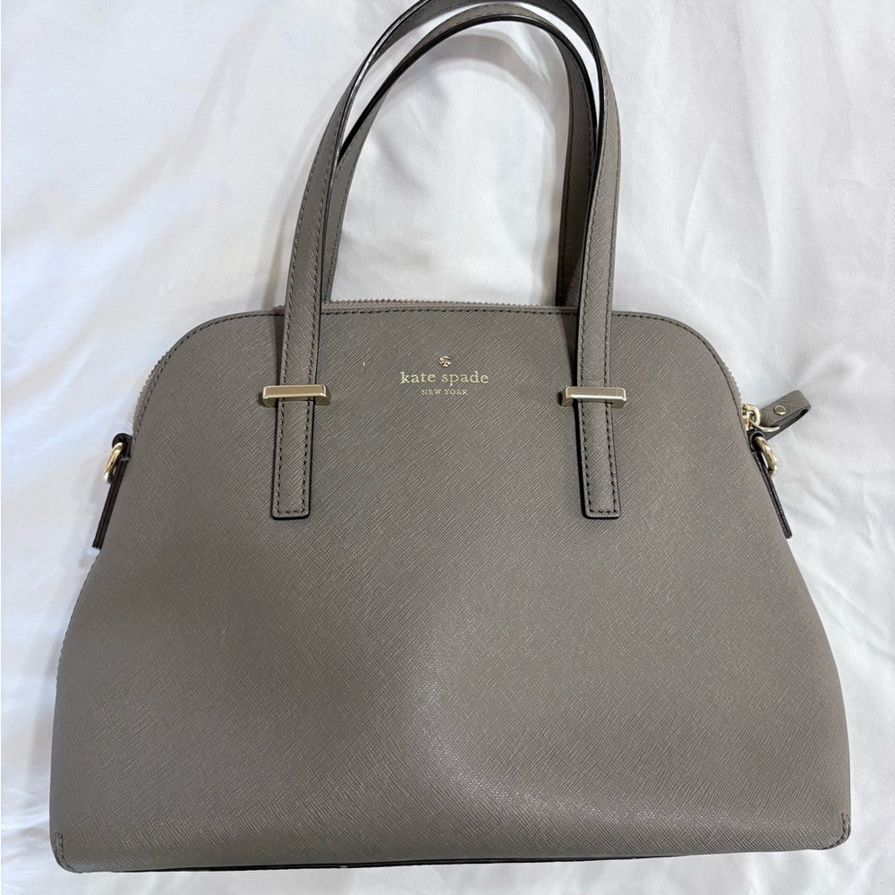 Kate Spade Gray Satchel Bag